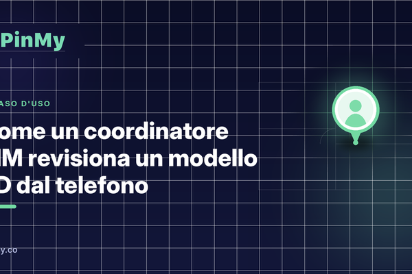 Come un coordinatore BIM revisiona un modello 3D dal telefono