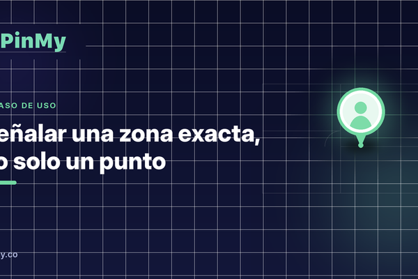 Cómo señalar una zona exacta (no solo un punto) en un plano