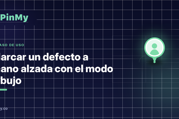Cómo usar el modo dibujo para marcar un defecto a mano alzada