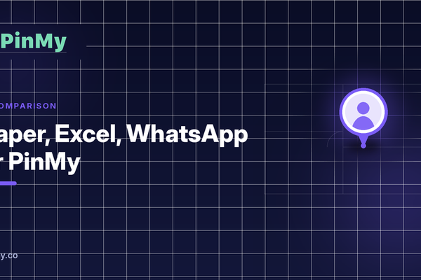 Documenting a site: paper, Excel, WhatsApp or PinMy