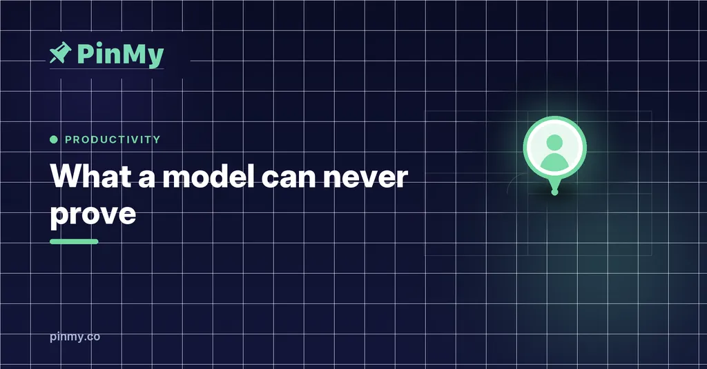 What a model can never prove: as-built evidence